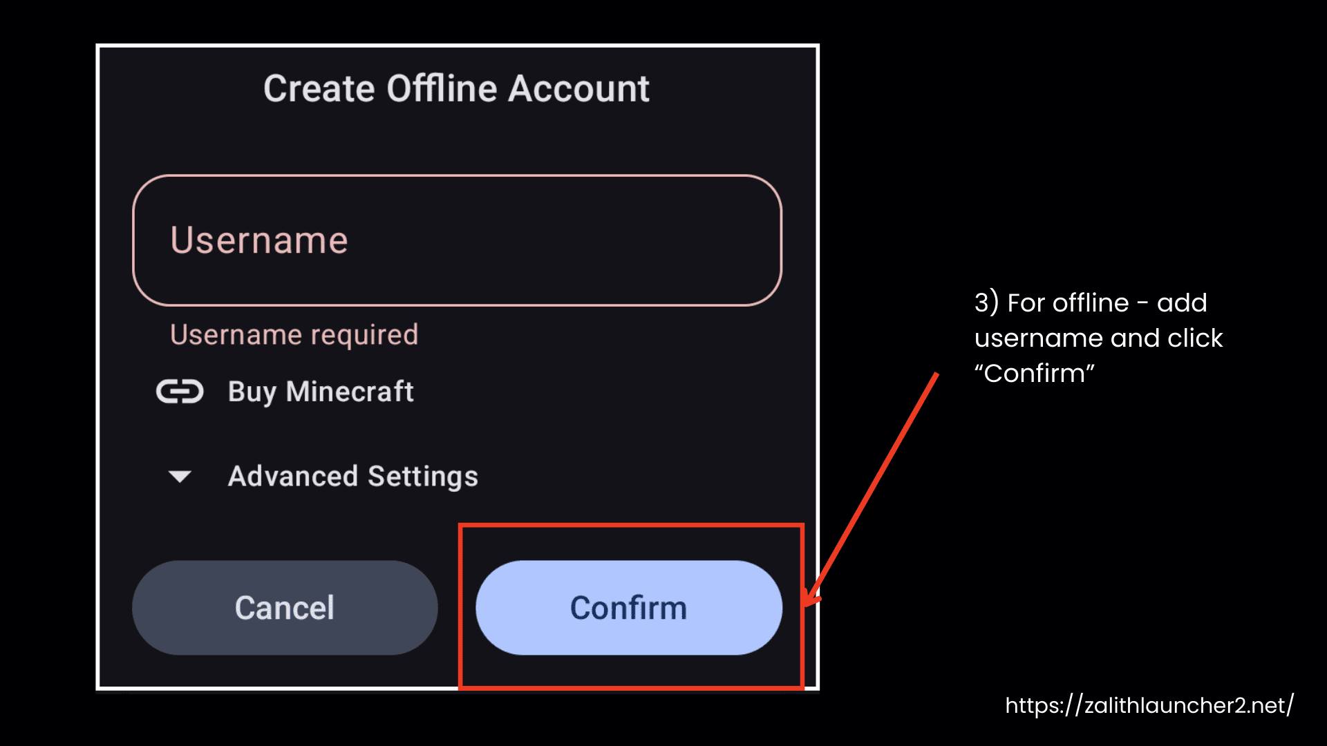 Create Offline Account
