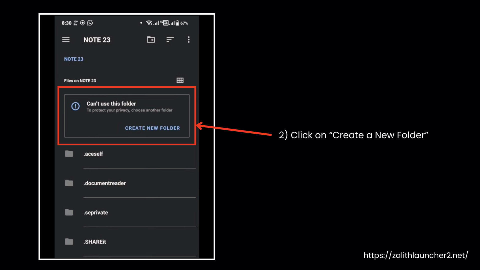 Create a New Folder
