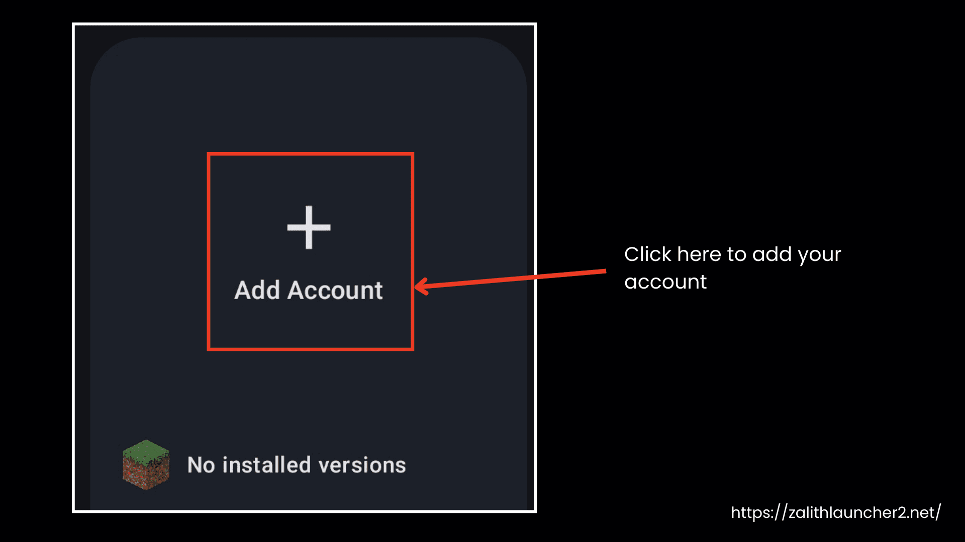 Go to Account Management