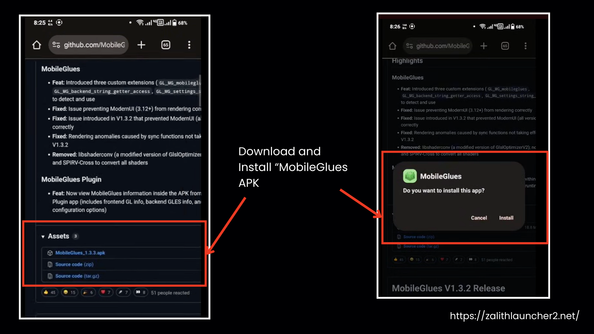 Install MobileGlues APK