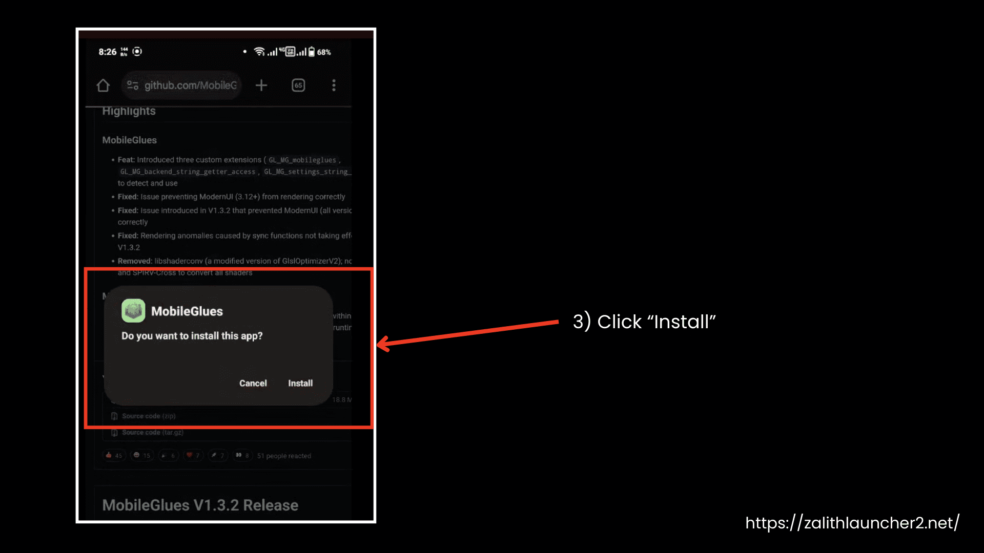 Install MobileGlues