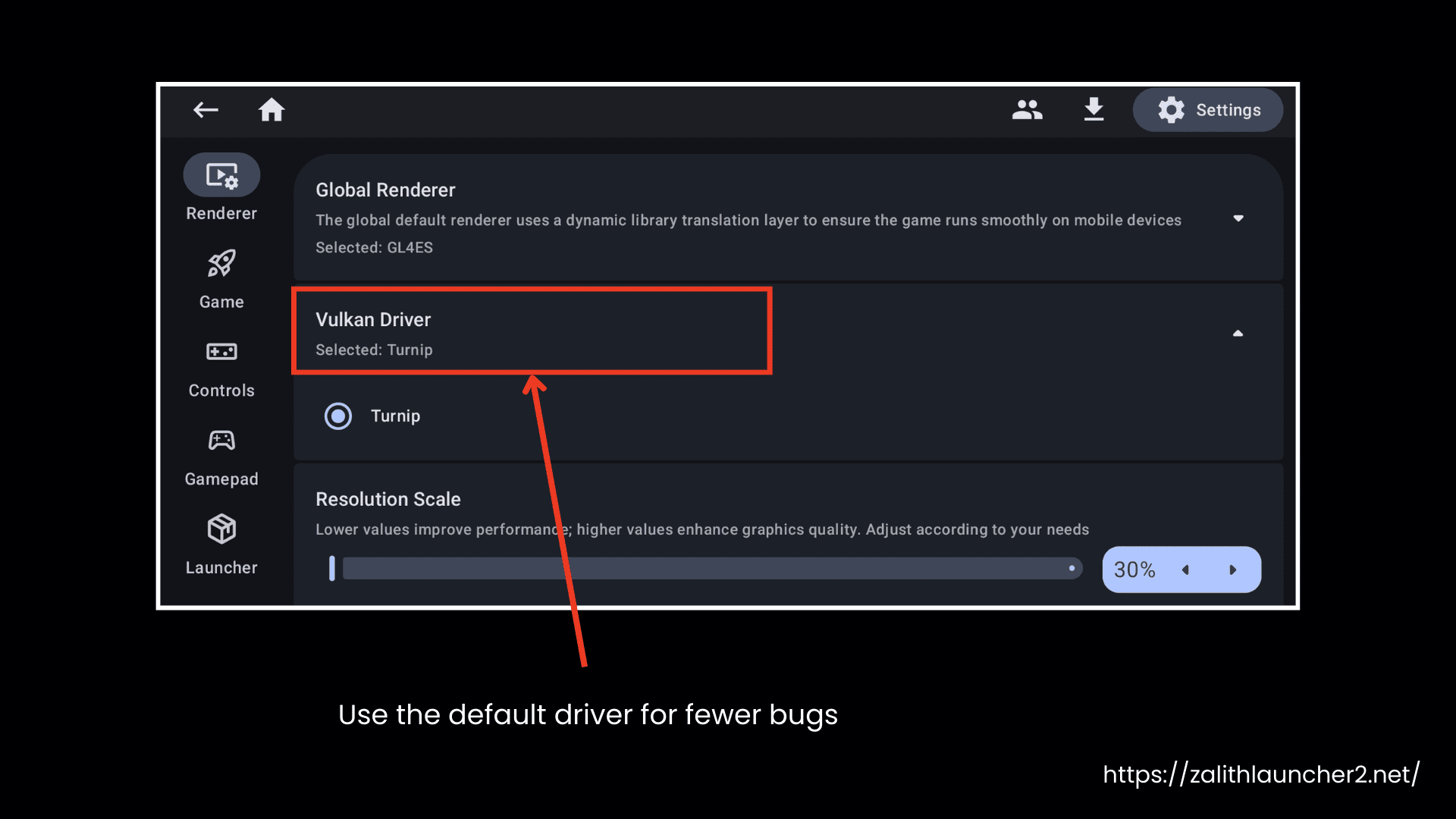 Select Default Driver