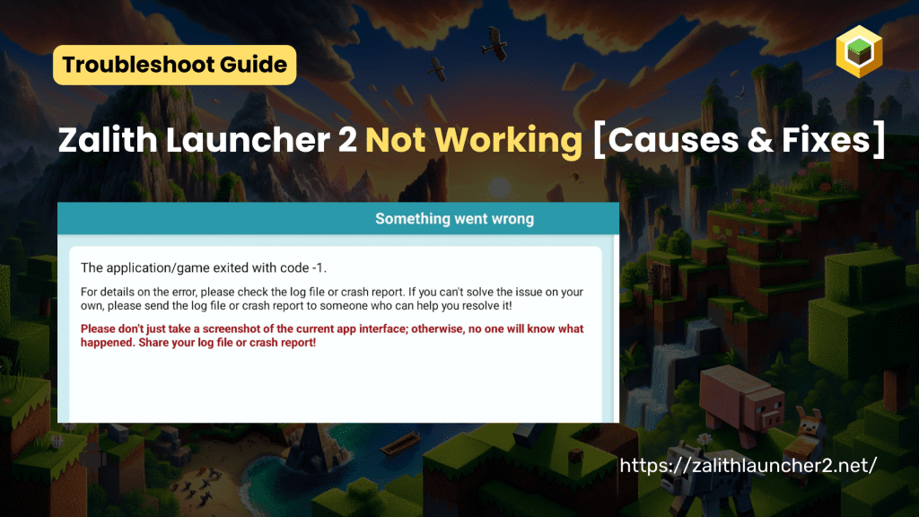 Zalith Launcher 2 Not Working